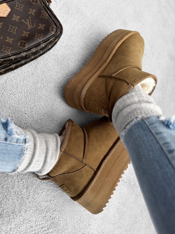 buty damskie OLAVOGA MISTIC karmelowe butik olv