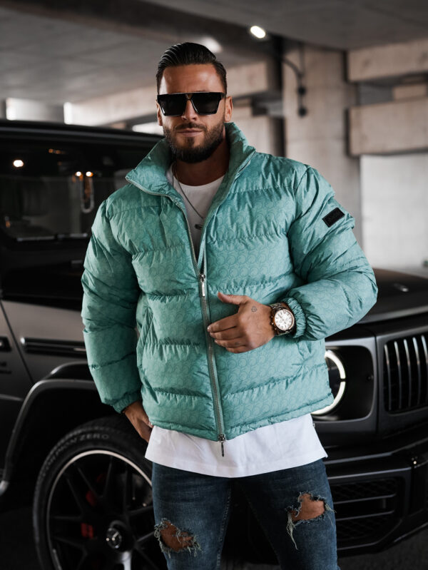 Kurtka męska pikowana Olavoga Flow miętowa sklep online