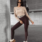 Leginsy modelujące Olavoga Trei brązowe ola voga