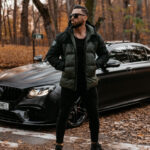 Kurtka męska z kapturem OLIVER Olavoga , khaki , butik OLV