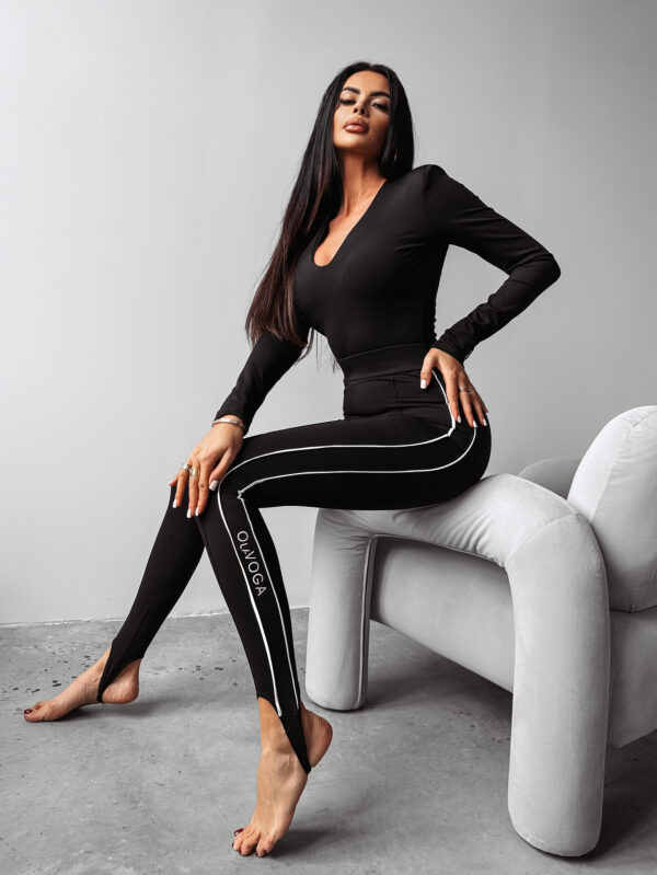 Legginsy wyszczuplające OLAVOGA CRISI czarne , ola voga