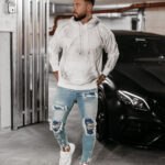 Bluza męska oversize z kapturem BLADE OLAVOGA ecru , butik olv , olavoga sklep online , ola voga ,