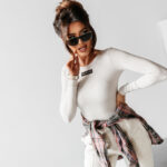 Body klasyczne z długim rękawem OLAVOGA CUERPO ecru , butik olv , olavoga sklep online , ola voga ,