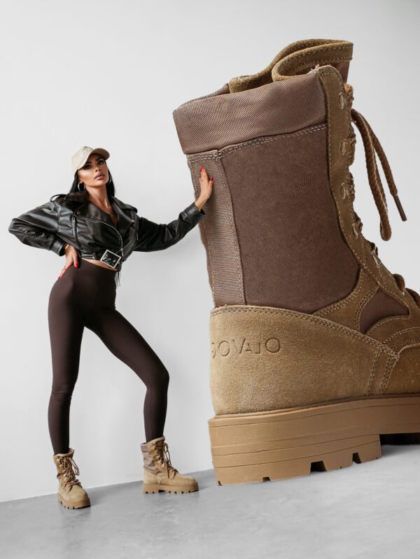 Buty damskie Workery Hikker Olavoga karmelowe, Olavoga sklep online