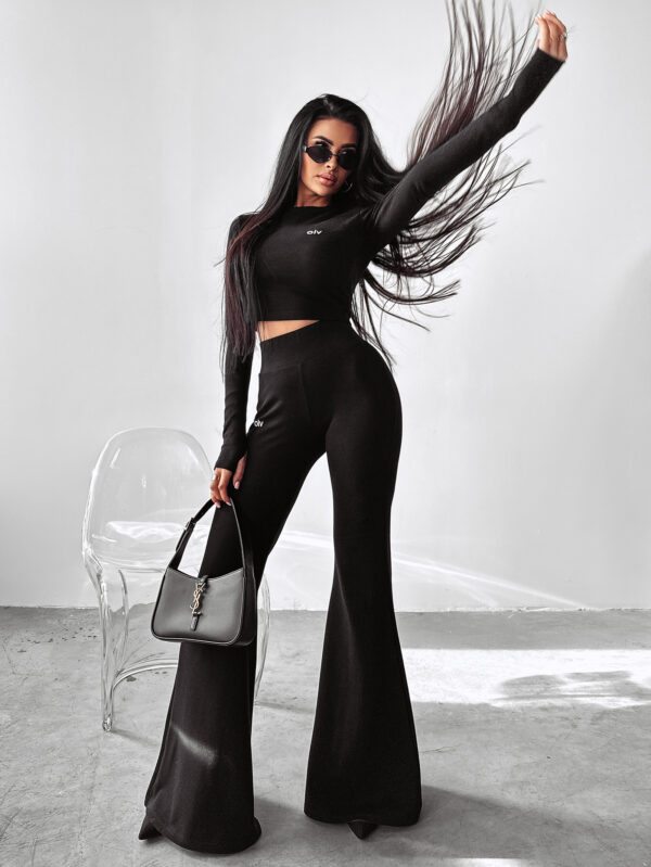 Komplet damski casualowy PRAVA OLAVOGA czarny , butik olv , olavoga sklep online , ola voga ,