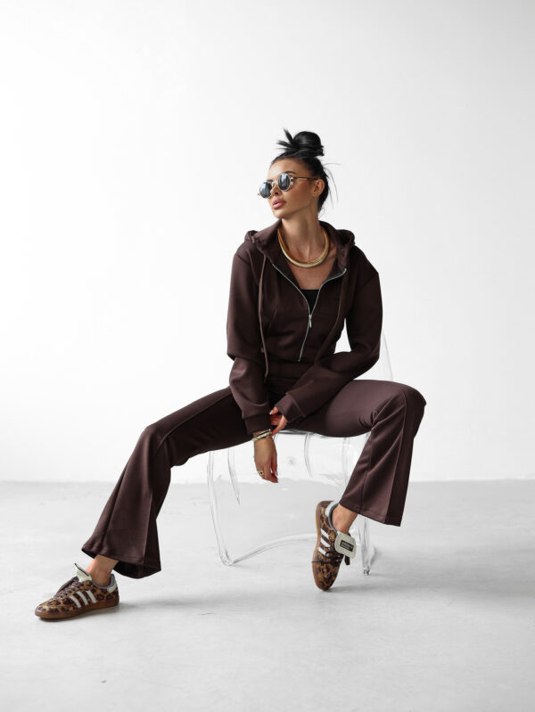 Komplet damski , dres sportowy OLAVOGA TUTO brązowy , butik olv , olavoga sklep online , ola voga ,