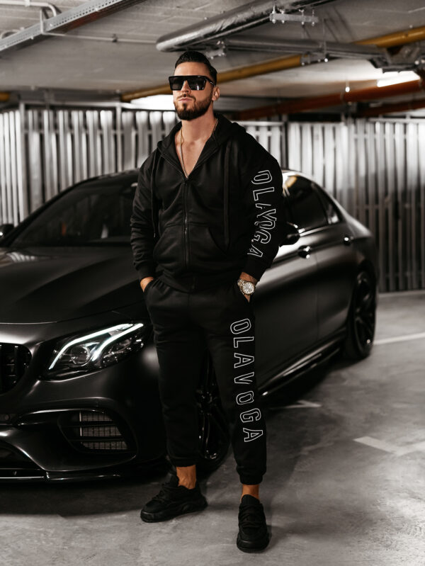 Komplet dres męski bawełniany OLAVOGA UMRISS czarny , butik olv , olavoga sklep online , ola voga ,