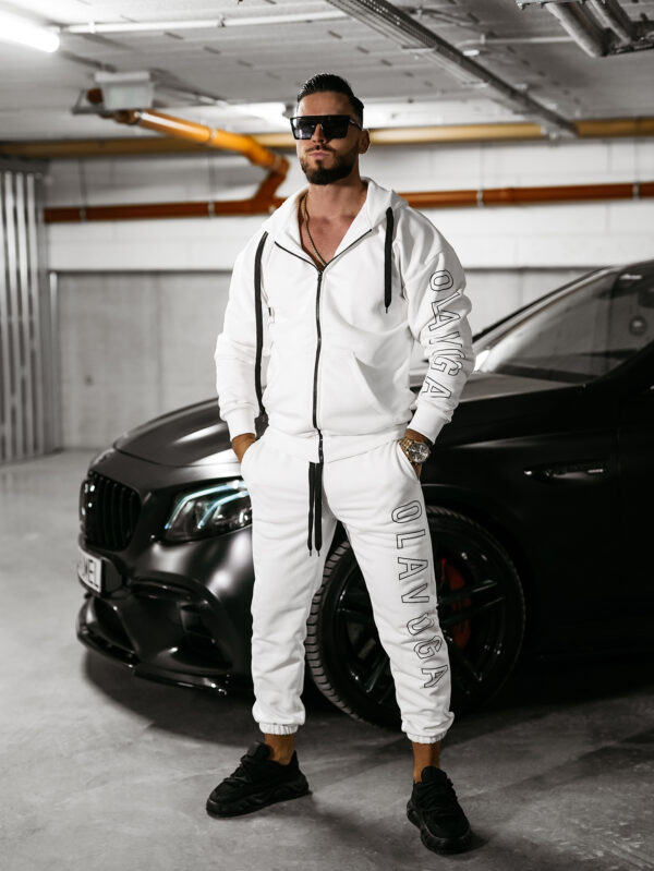 Komplet dres męski bawełniany OLAVOGA UMRISS ecru , butik olv , olavoga sklep online , ola voga ,