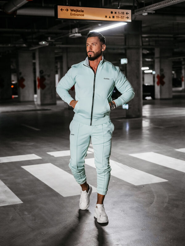 Komplet męski dresowy LOG OLAVOGA miętowy , butik olv , olavoga sklep online , ola voga , olavoga , olavoga sklep , butik olavoga ,