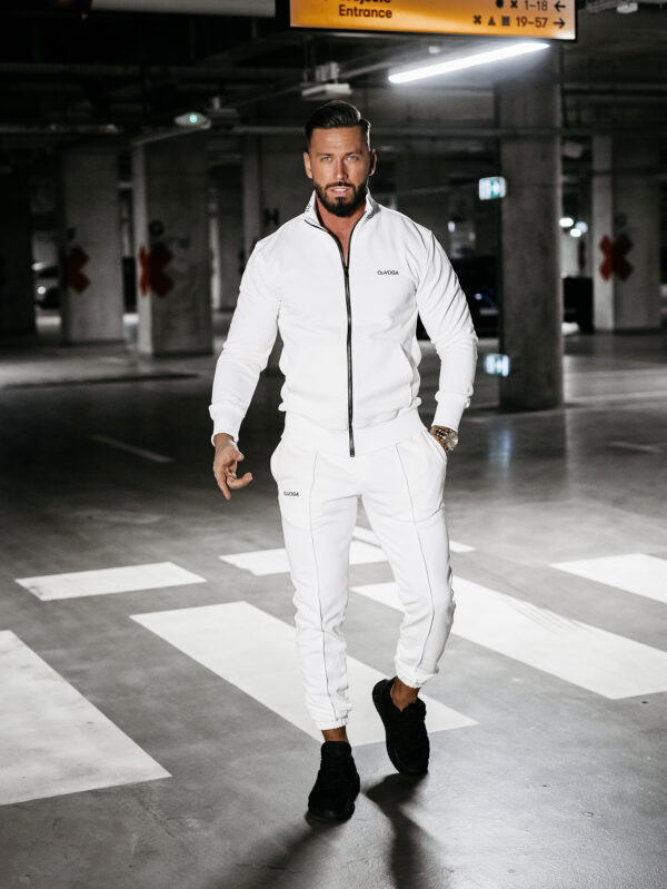 Komplet męski dresowy LOG OLAVOGA ecru , butik olv , olavoga sklep online , ola voga , olavoga , olavoga sklep , butik olavoga ,