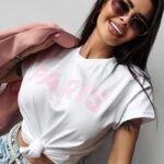 T-shirt damski bawełniany NANTE OLAVOGA ecru , butik olv , olavoga sklep online , ola voga ,