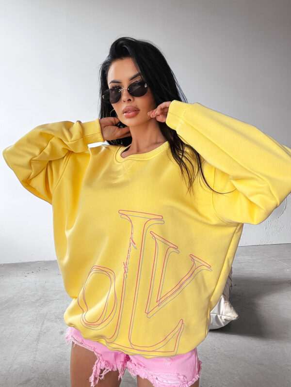 Bluza oversize APLOMB OLAVOGA żółta , butik olv , olavoga sklep online , ola voga , butik olavoga , sklep olavoga , bluza damska olavoga , olavoga aplomb , bananowa bluza damska , bluza damska olv ,