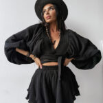 Komplet muślinowy NEGRONI OLAVOGA czarny , butik olv , olavoga sklep online , ola voga , butik olavoga , sklep olavoga , komplet olavoga , komplet olv , olavoga negroni , negroni olv , komplet muślinowy olavoga ,