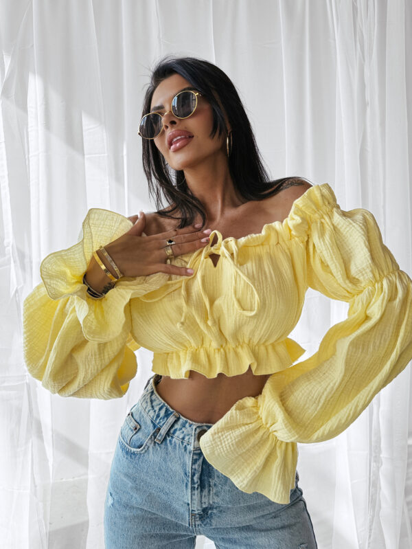 Bluzka top hiszpanka TALISKER OLAVOGA żółta , butik olv , olavoga sklep online , ola voga , butik olavoga , sklep olavoga , top olavoga , top olv , bluzka olavoga , bluzka olv , talisker olavoga , talisker olv , żółta bluzka talisker , żółty top talisker ,