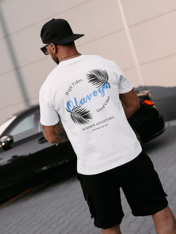 T-shirt męski PALM WAVE OLAVOGA ecru , butik partnerski , wyprzedaż , wyprzedaz , zdjęcia , butiki partnerskie , butik olv , sklep online , ola voga , butik , sklep , olv , shop , t-shirt , men , tshirt , męski , klasyczny , basic , koszulka męska olv , , koszulka , błękitna , tshirt men , slim , koszulka bawełniana , blue , męska , beige , z logo ,