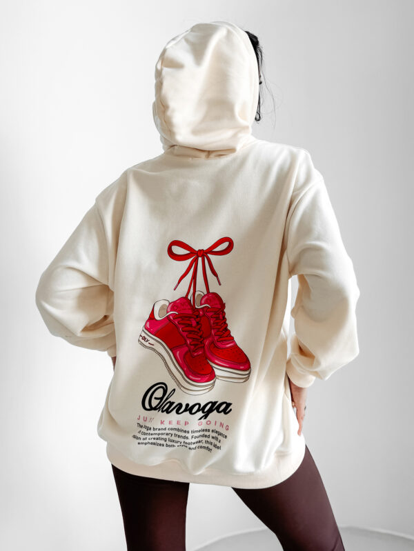 Bluza oversiz'owa OLAVOGA FLINT ecru , s , m , l , nowa kolekcja , najnowsza kolekcja , new , sprzedaż , butik partnerski , wyprzedaż , wyprzedaz , zdjęcia , butiki partnerskie , butik olv , sklep online , ola voga , o la voga , butik , sklep , olv , shop , dresowa , women , czekoladowa , czekolada , brown , luźna , z kapturem ,