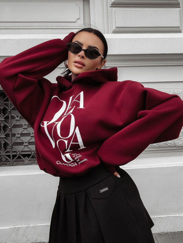 Bluza oversiz'owa OLAVOGA MORNING MIST bordowa , zakupy , s , m , l , nowa kolekcja , najnowsza kolekcja , new , sprzedaż , butik partnerski , wyprzedaż , wyprzedaz , zdjęcia , butiki partnerskie , butik olv , sklep online , ola voga , o la voga , butik , sklep , olv , shop , dresowa , women , , kobieca , black ,