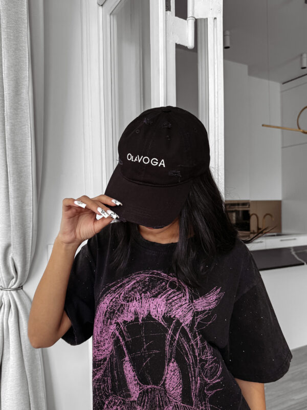 Czapka z daszkiem OLAVOGA BLUE HOUR czarna , nowa kolekcja , najnowsza kolekcja , new , sprzedaż , butik partnerski , wyprzedaż , wyprzedaz , zdjęcia , butiki partnerskie , butik olv , sklep online , ola voga , o la voga , butik , sklep , olv , shop , dresowy , women ,