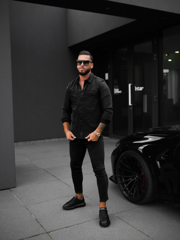 Spodnie męskie OLAVOGA TOLON czarne , m , l , xl , nowa kolekcja , najnowsza kolekcja , new , sprzedaż , butik partnerski , wyprzedaż , wyprzedaz , zdjęcia , butiki partnerskie , butik olv , sklep online , ola voga , o la voga , butik , sklep , olv , shop , jeansowe , men , black , jesienne , dopasowane , slimfit , zielone , klasyczne , beige , black ,