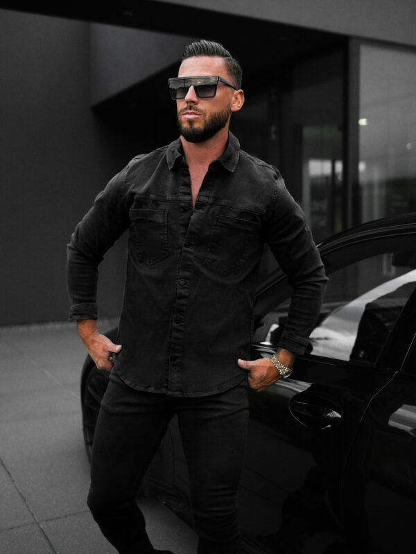 Koszula casualowa OLAVOGA GIACCA czarna , m , l , xl , nowa kolekcja , najnowsza kolekcja , new , sprzedaż , butik partnerski , wyprzedaż , wyprzedaz , zdjęcia , butiki partnerskie , butik olv , sklep online , ola voga , o la voga , butik , sklep , olv , shop , jeansowa , men , black , jesienna , dopasowana , zielona , klasyczna , beige , black ,