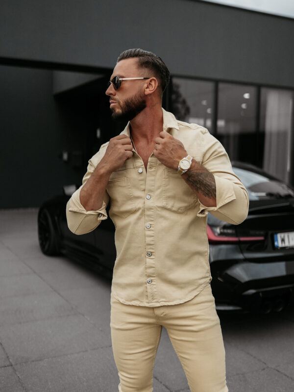 Koszula casualowa OLAVOGA GIACCA ciemny beż , m , l , xl , nowa kolekcja , najnowsza kolekcja , new , sprzedaż , butik partnerski , wyprzedaż , wyprzedaz , zdjęcia , butiki partnerskie , butik olv , sklep online , ola voga , o la voga , butik , sklep , olv , shop , jeansowa , men , black , jesienna , dopasowana , zielona , klasyczna , beige , black ,