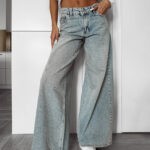 Spodnie jeansowe FASOLITA OLAVOGA niebieskie , XS , s , m , l , nowa kolekcja , najnowsza kolekcja , new , sprzedaż , butik partnerski , wyprzedaż , wyprzedaz , zdjęcia , butiki partnerskie , butik olv , sklep online , ola voga , o la voga , butik , sklep , olv , shop , damskie , szerokie , women , pants , bawełniane , beżowe , black , blue , balony , balloons , z szerokimi nogawkami , szerokie nogawki ,