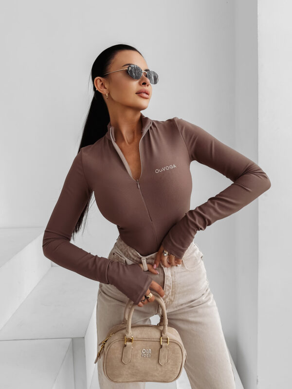 Body elastyczne OLAVOGA ESSENTIAL RIB mleczna czekolada , zakupy , s , m , l , nowa kolekcja , najnowsza kolekcja , new , sprzedaż , butik partnerski , wyprzedaż , wyprzedaz , zdjęcia , butiki partnerskie , butik olv , sklep online , ola voga , o la voga , butik , sklep , olv , shop , women , kobiece , kobiecy ,