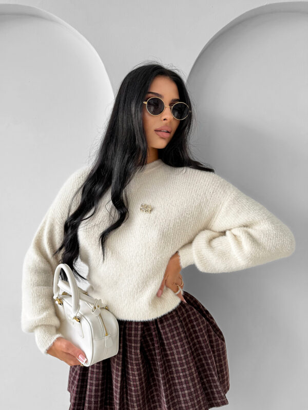 Sweter damski OLAVOGA AURAMISU ecru , zakupy , s , m , l , nowa kolekcja , najnowsza kolekcja , new , sprzedaż , butik partnerski , wyprzedaż , wyprzedaz , zdjęcia , butiki partnerskie , butik olv , sklep online , ola voga , o la voga , butik , sklep , olv , shop , women , kobiece , kobiecy ,