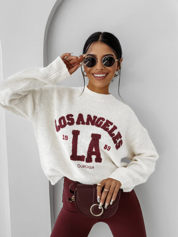 Sweter damski OLAVOGA LUURE ecru , zakupy , s , m , l , nowa kolekcja , najnowsza kolekcja , new , sprzedaż , butik partnerski , wyprzedaż , wyprzedaz , zdjęcia , butiki partnerskie , butik olv , sklep online , ola voga , o la voga , butik , sklep , olv , shop , women , kobiece , kobiecy ,