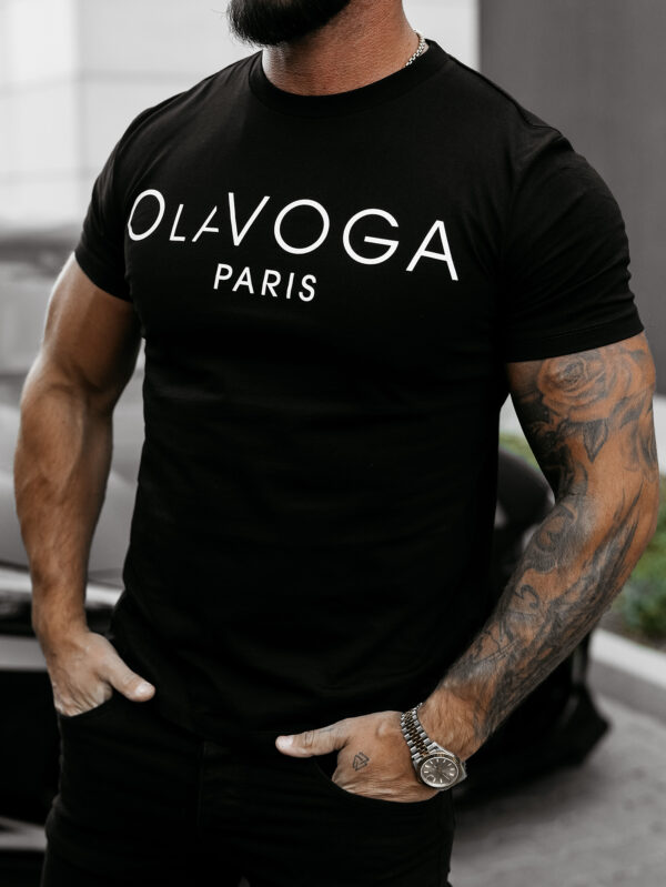T-shirt męski OLAVOGA KOBRA czarny
