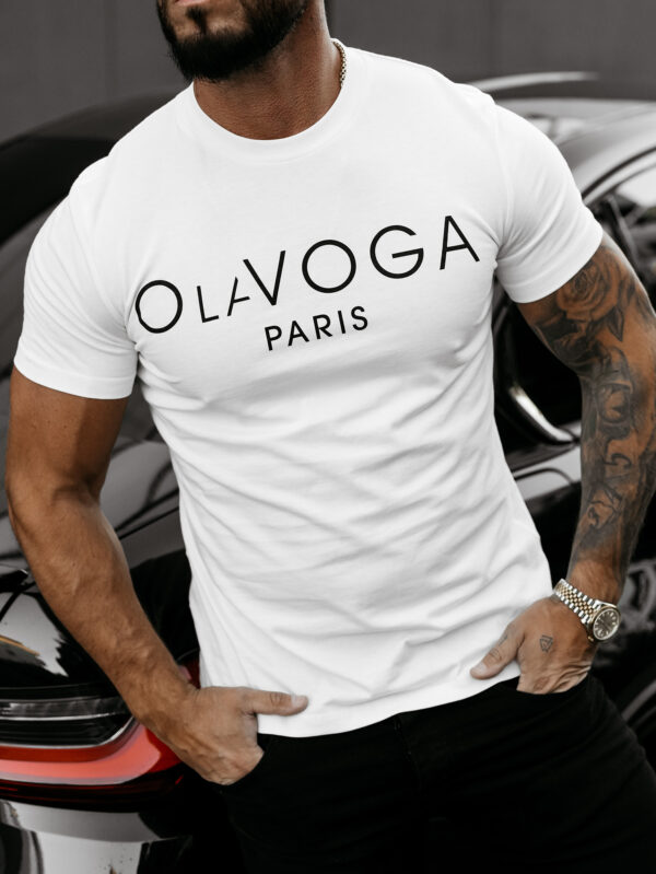 T-shirt męski OLAVOGA KOBRA ecru