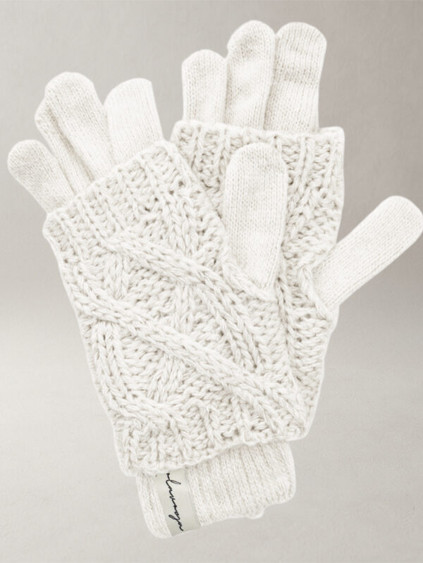 Rękawiczki damskie OLAVOGA DENIA ecru