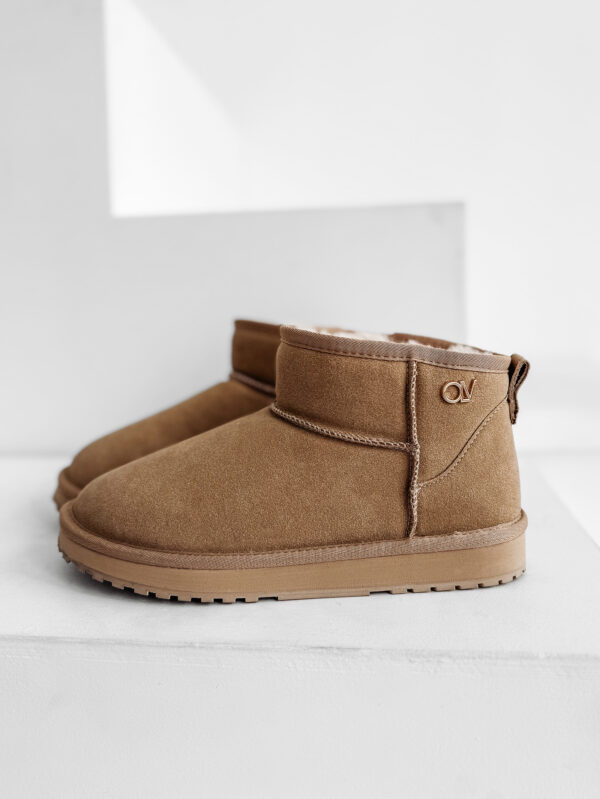 Śniegowce damskie OLAVOGA CRUSHY beżowe