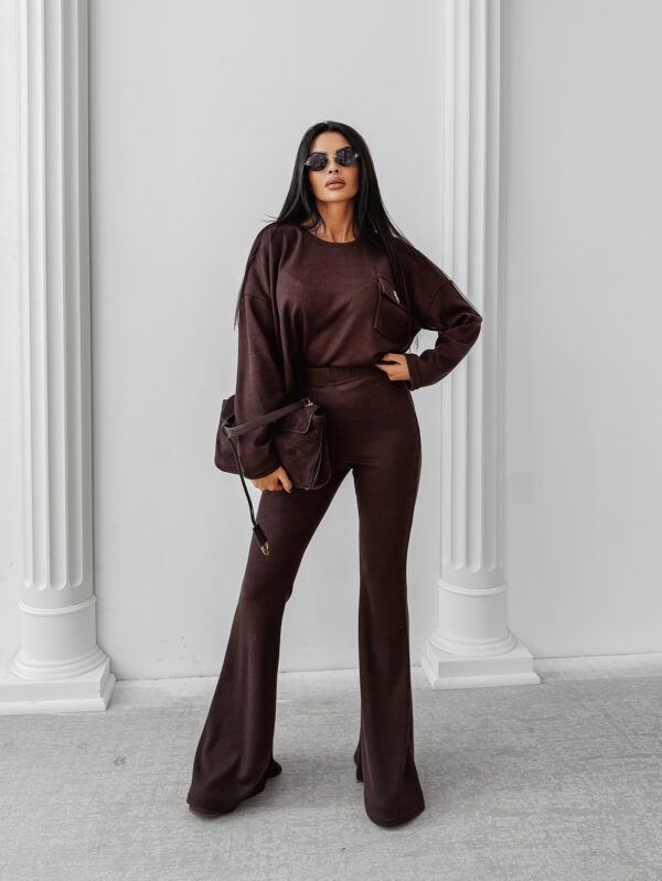 Komplet damski OLAVOGA AURIC brązowy