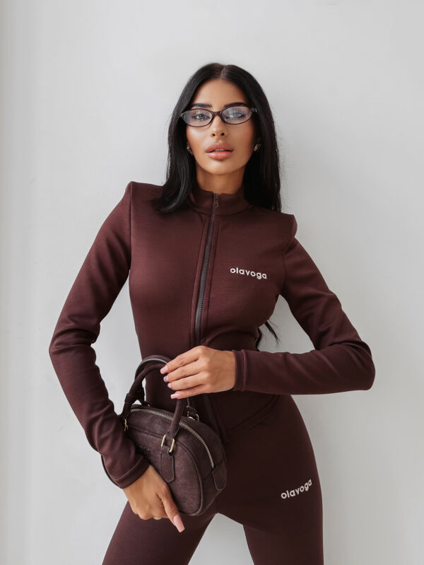 Komplet damski OLAVOGA MOCHA DESERT czekoladowy