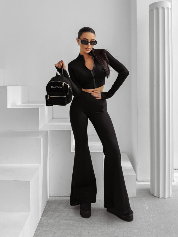 Komplet damski OLAVOGA WINDSCRIPT czarny