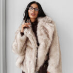 Kurtka damska OLAVOGA CUAR beżowa