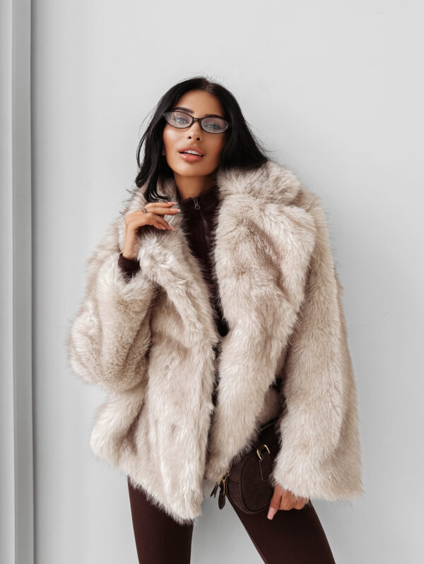 Kurtka damska OLAVOGA CUAR beżowa