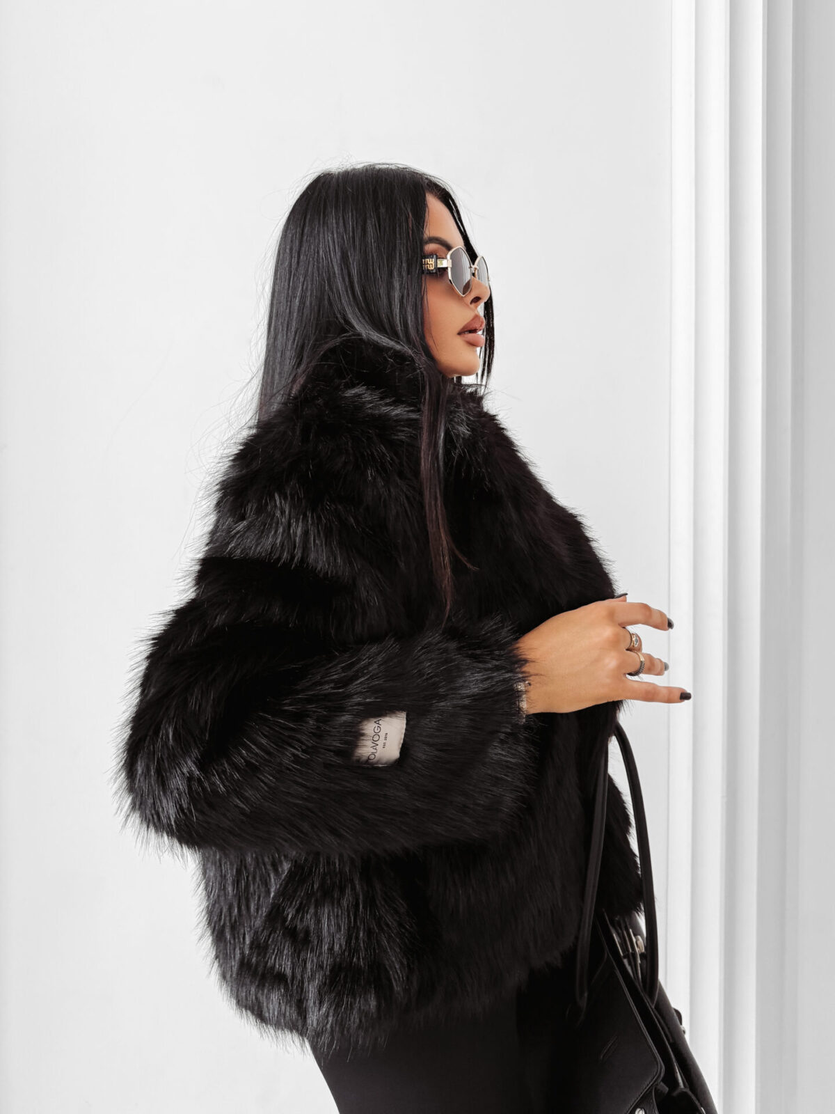 Kurtka damska OLAVOGA CUAR czarna