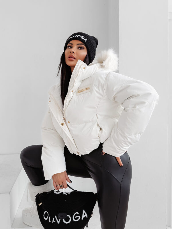 Kurtka damska OLAVOGA PUFY ecru