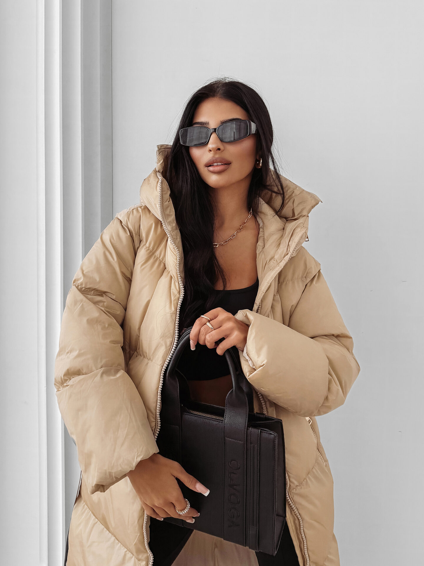 Kurtka damska OLAVOGA SIING beżowa