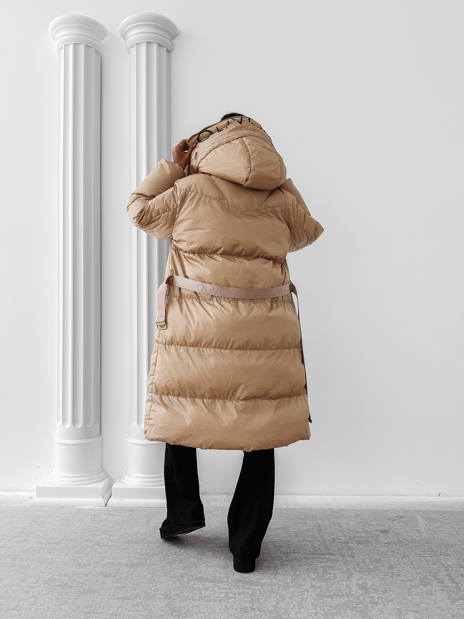 Kurtka damska OLAVOGA SIING beżowa