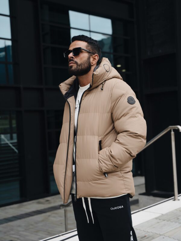 Kurtka męska OLAVOGA SPARKNOING beżowa