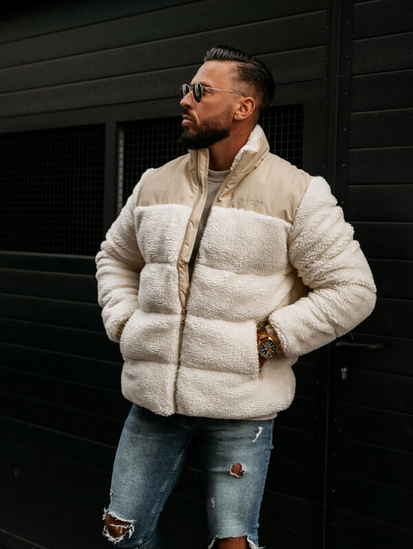 Kurtka męska OLAVOGA VAAS beżowa