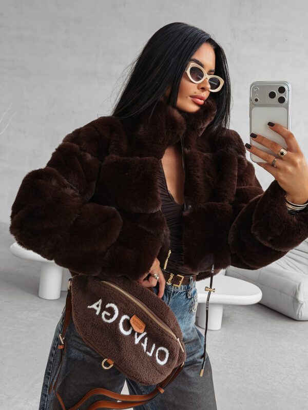 Kurtka damska OLAVOGA VESPERA czekoladowa