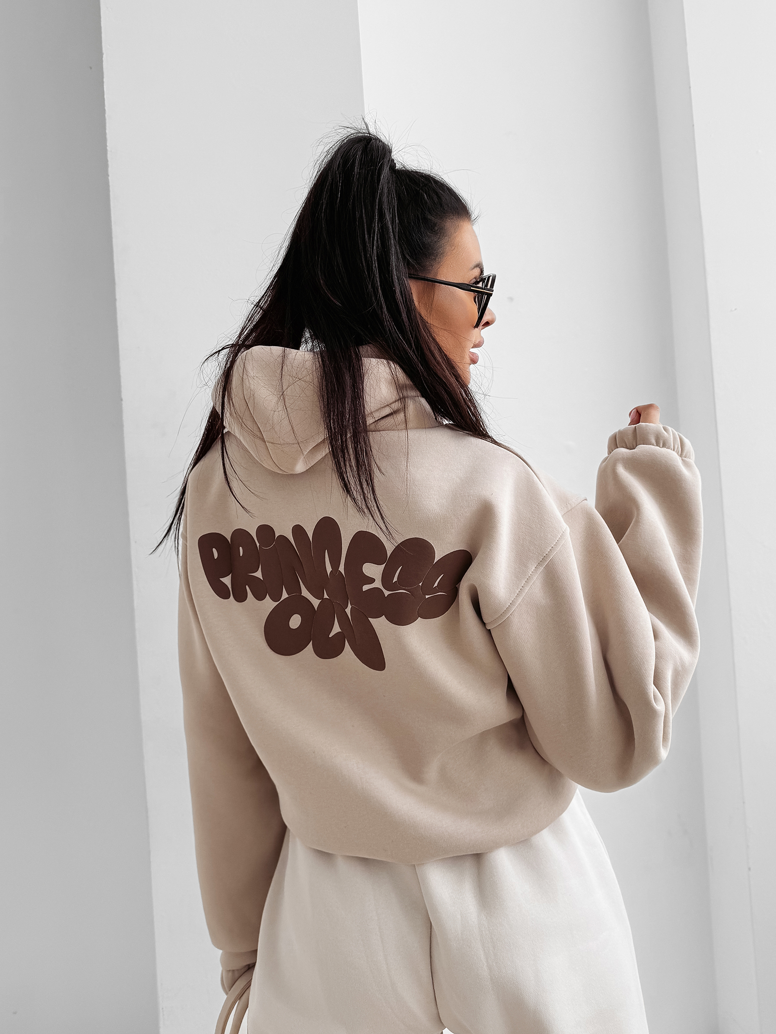 Bluza damska OLAVOGA FROST LAYER beżowa