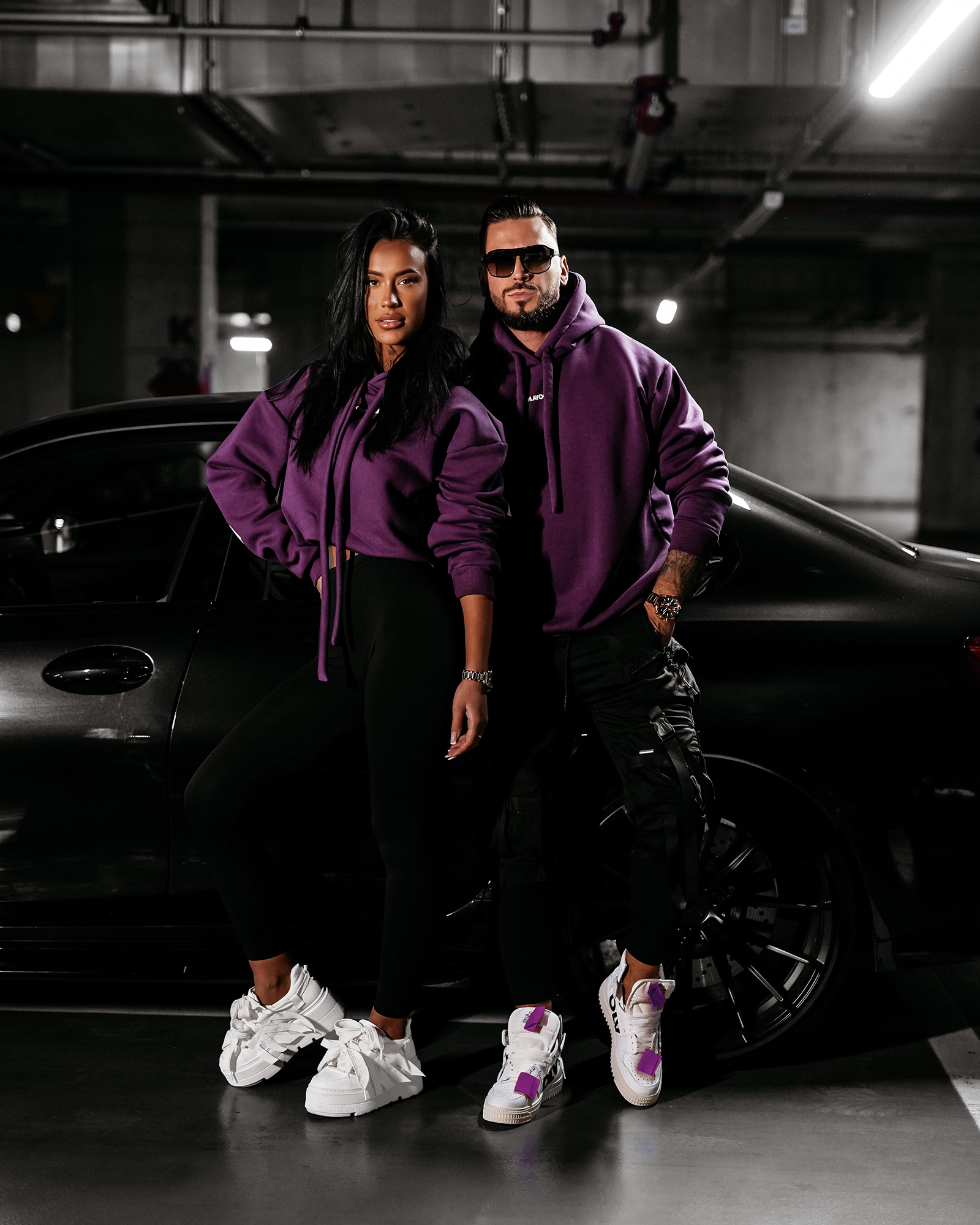 Bluza damska OLAVOGA VINTA śliwkowa