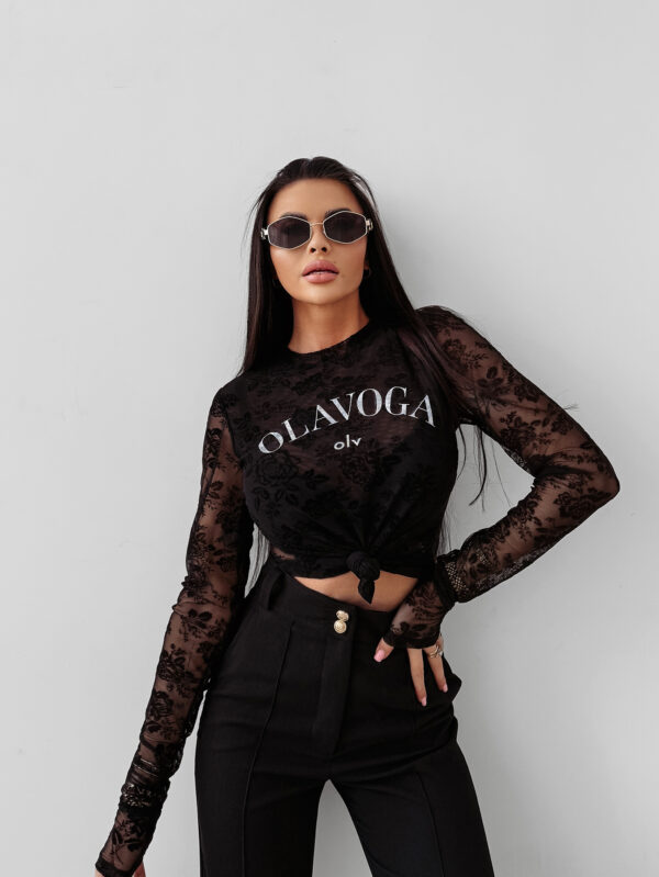 Bluzka damska OLAVOGA SEPIA czarna