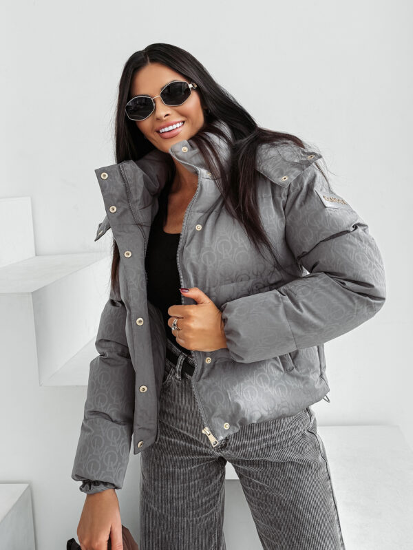 Kurtka damska OLAVOGA LUAGE szara