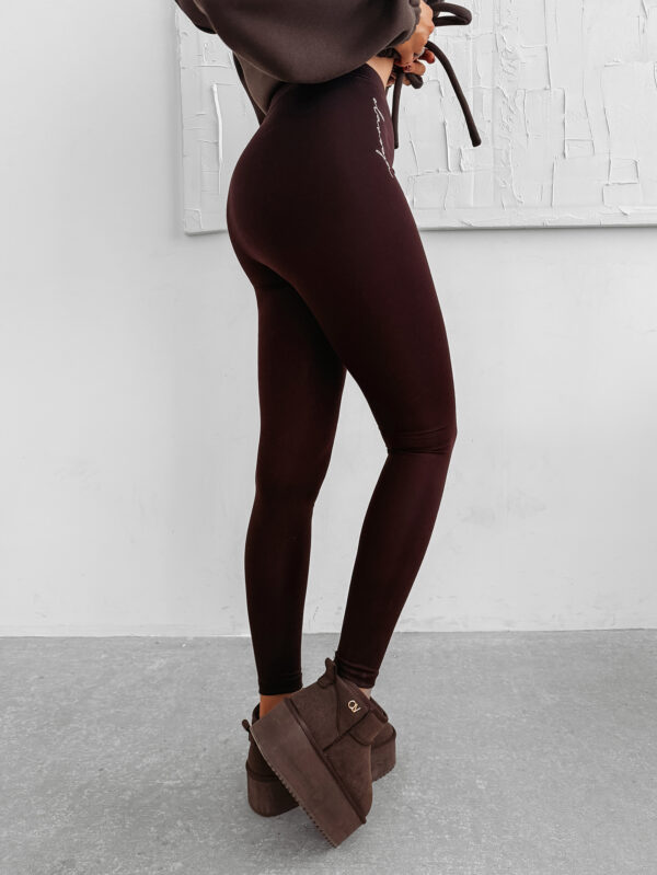 Legginsy modelujące OLAVOGA SOLIN czekoladowe